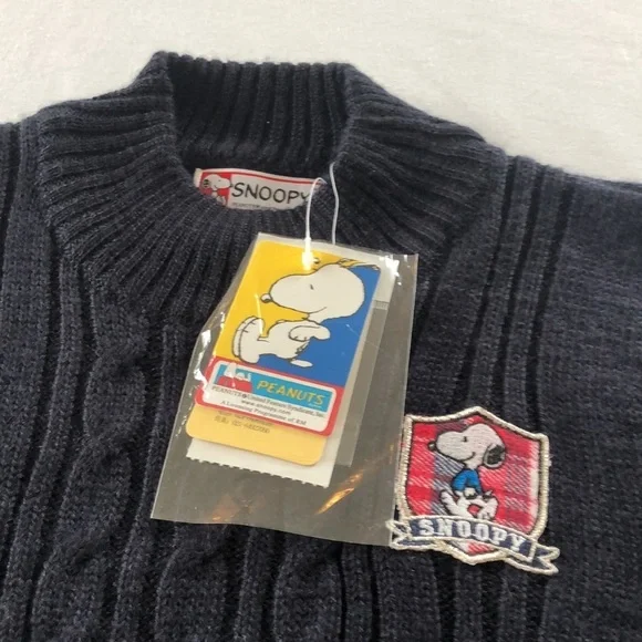 ✨Host✨pic Snoopy vintage sweater NWT peanuts. kids Sz 78 cm - Picture 3 of 16